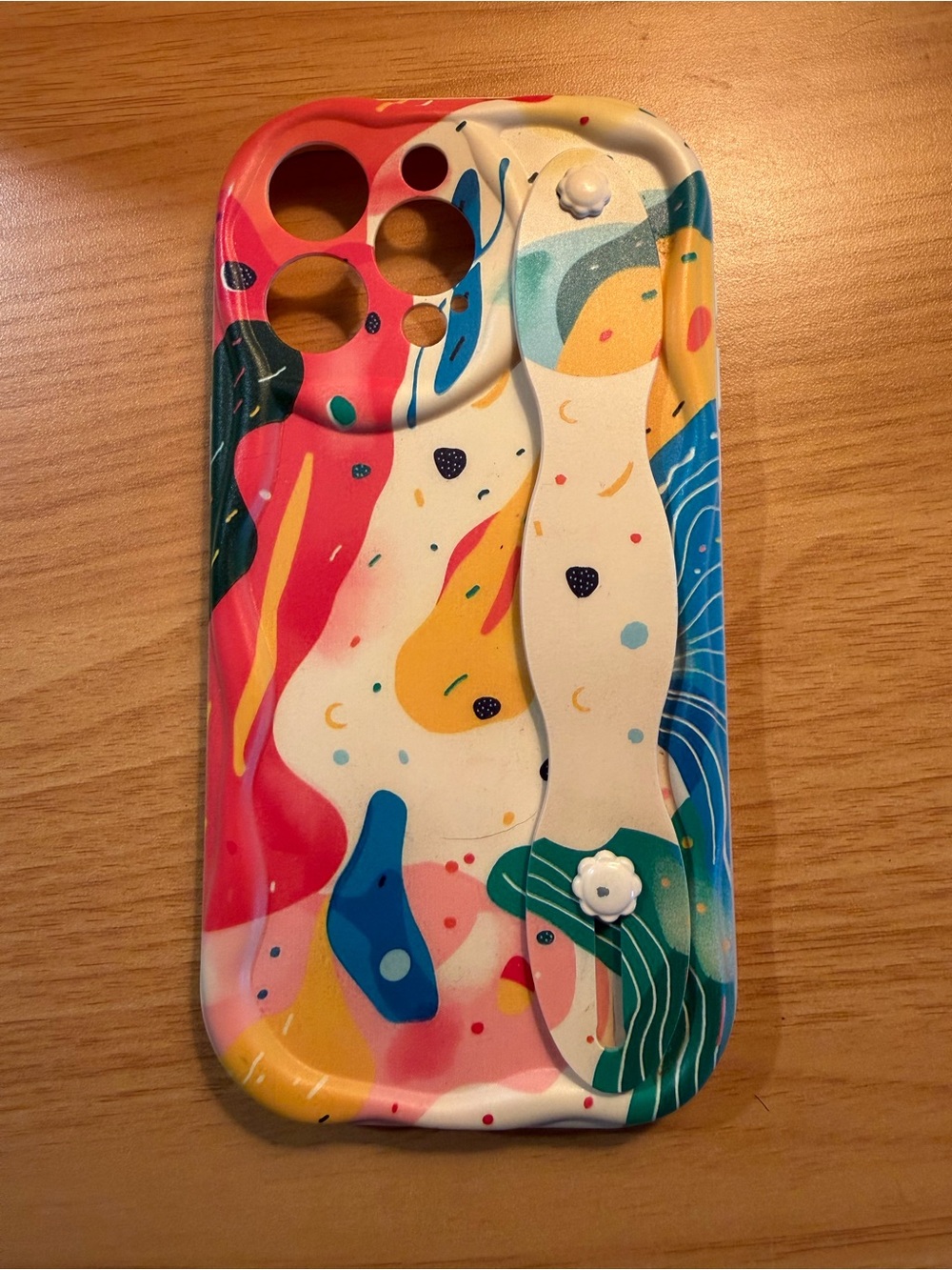 Colorful Abstract Pattern Phone Case - Multicolor - Picture 5 of 6